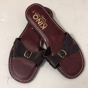 Mini West Soft Leather Sandals